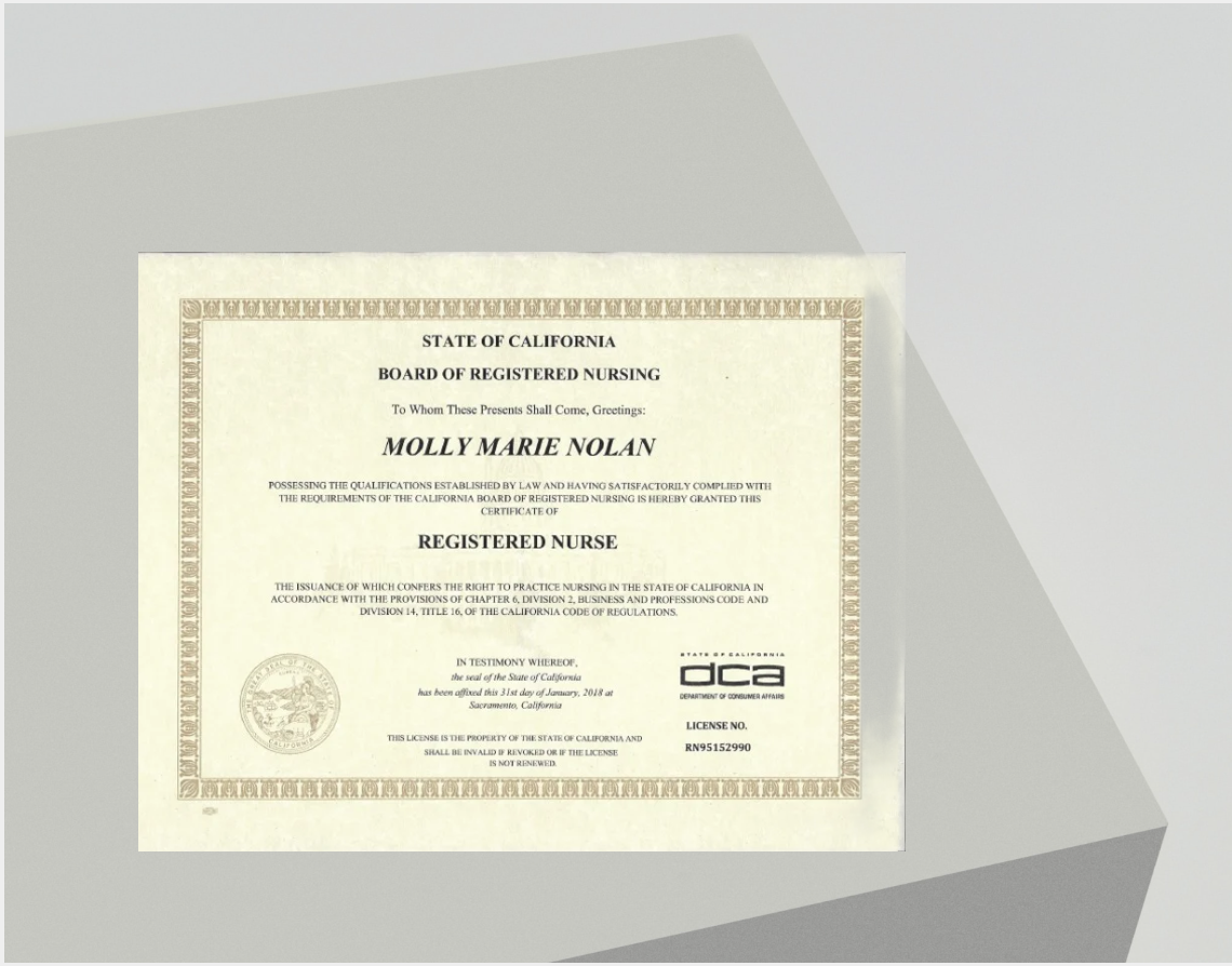 Buy California Nursing Licenses Becoming a Registered Nurse is a solid career choice when it comes to job security, salary potential, and fulfillment. For nurses who plan to work in California, the rewards and opportunities are even more promising.
