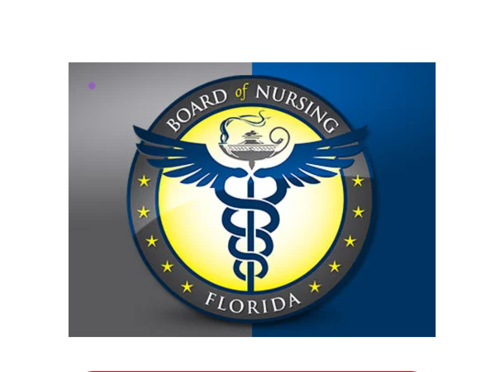 Florida Registered Nurse license.